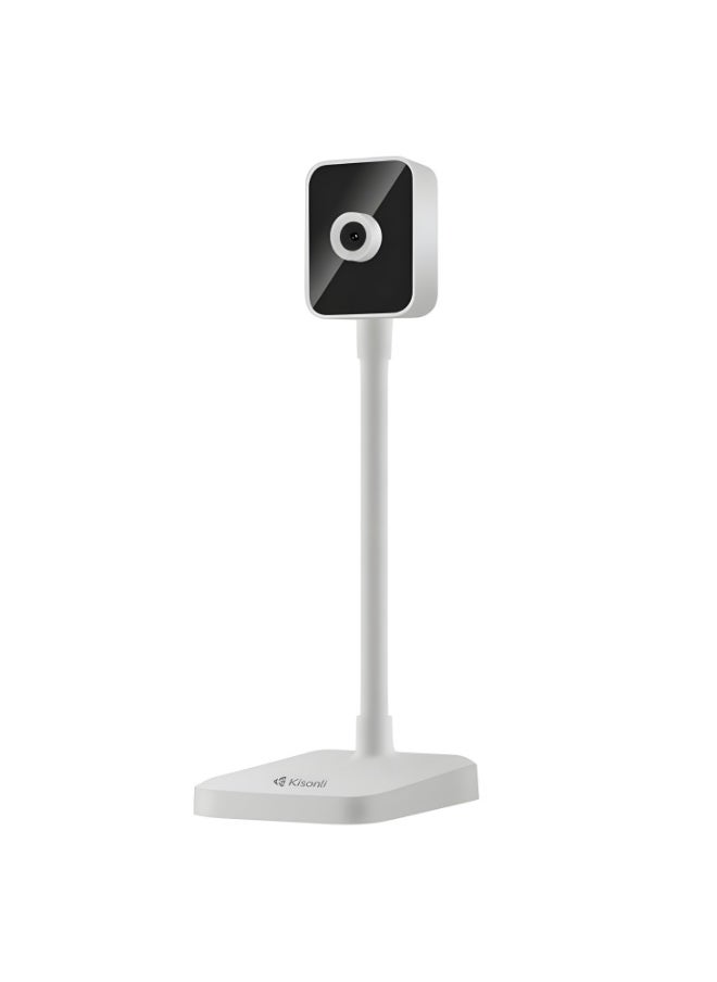 Kisonli KISONLI D1 1080p(1920 x 1018)Webcam for PC with Auto Focus and Microphone, Professional Lens, USB 2.0 Port - White  - Image 1