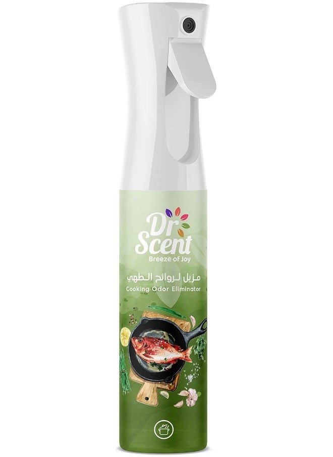 Dr Scent - Dr Scent Cooking Odor Eliminator Fabric Spray With Notes of Lime, Lemon and Mandarin - 300ml - Image 1
