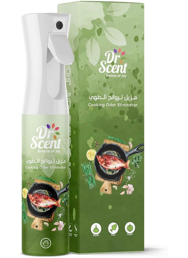 Dr Scent - Dr Scent Cooking Odor Eliminator Fabric Spray With Notes of Lime, Lemon and Mandarin - 300ml - Image 1