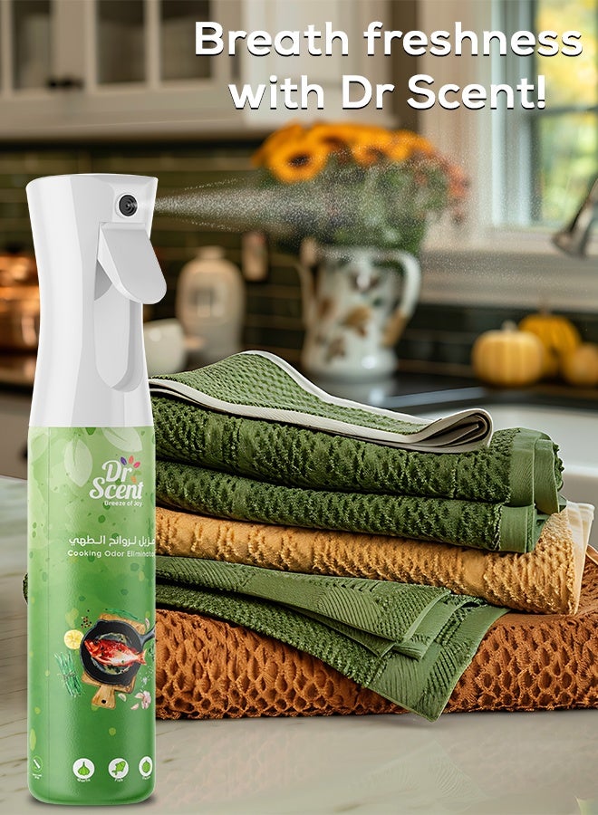 Dr Scent Odor Eliminator Fabric Spray - Tackle even the toughest smells of smoke, cooking odors, and pet smells. (Cooking) 300 ml - Image 4