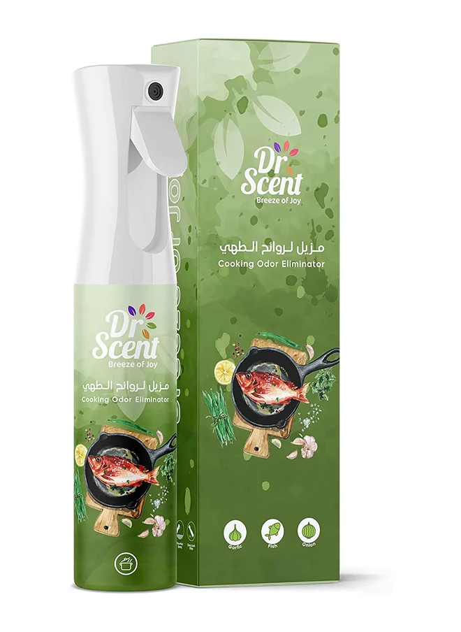 Dr Scent Odor Eliminator Fabric Spray - Tackle Even The Toughest Smells Of Cooking Odors, And Pet Smells. (Cooking)