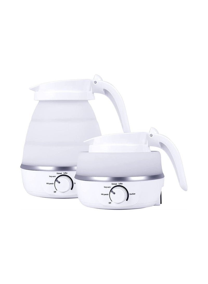 Y&D Foldable Electric Kettle, Mini 600ml with 5 Adjustment Modes, Detachable Power Supply, Kettle for Hiking Camping and Indoor Food Grade Silicone - Image 2