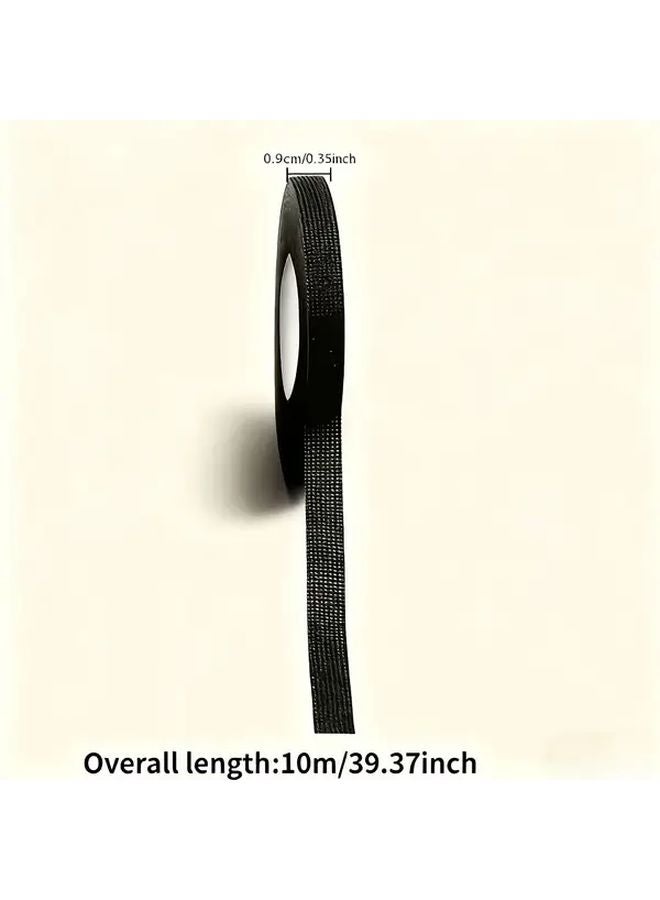 5pcs Heat Resistant Self Adhesive Cable Wrapping Tape 0.354in x 393.7in Black - Image 3
