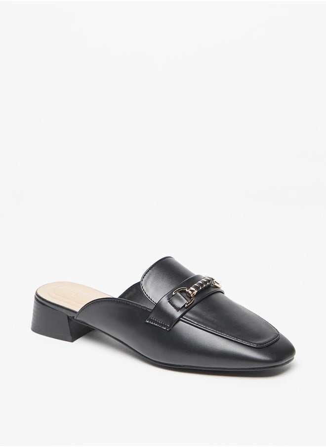Celeste - Women's Embellished Slip-On Mules - Image 1