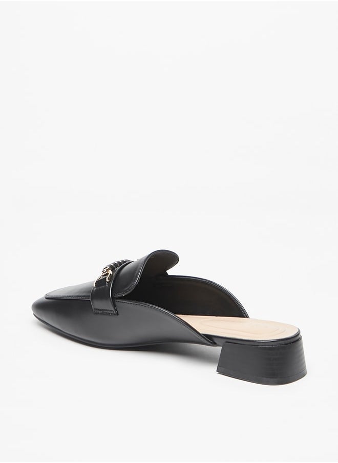 Celeste - Women's Embellished Slip-On Mules - Image 1