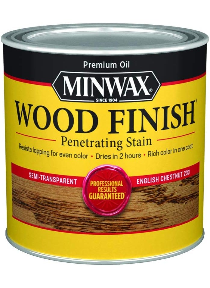Minwax 12 pt Minwax 22330 English Chestnut Wood Finish Penetrating OilBased Wood Stain  - Image 1