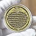 CYOUNG Guardian Angel Coin Archangel Michael with Psalm 911011 Protective and Inspirational Token Faith and Strength Symbol - Image 4