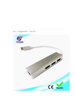 Generic Type-C to RJ45 3 USB 3.0 Adapter Type C to 3 USB3.0 Hub  - Image 5