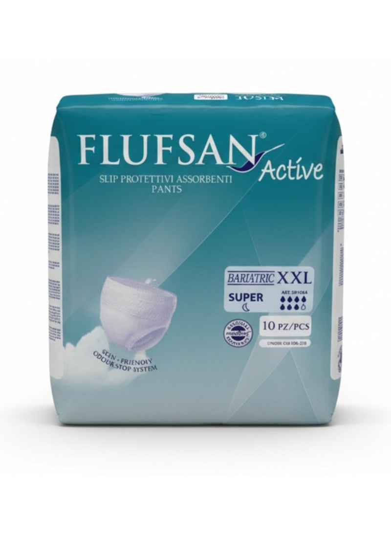 FLUFSAN Culotte for adults, size (XXL), 10 Culottes (150-210 cm), made in Italy - Image 2