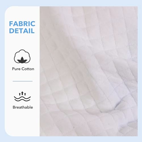 UXIETIN Cervical Pillow Case Compatible with Donama(Only for Standard Size),Comfortable and Breathable Pillowcase for Cervical Pillow,Pillow Case Only,Pillow Not Included,1PC (Blue) - Image 3