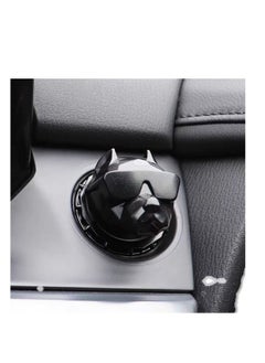 Y&D Bully Dog Car One Key Start Button Cover, Ignition Engine Push to Accessories, Cool Interior Decor Stickers, Suitable for SUV Truck (Black)  - Image 1