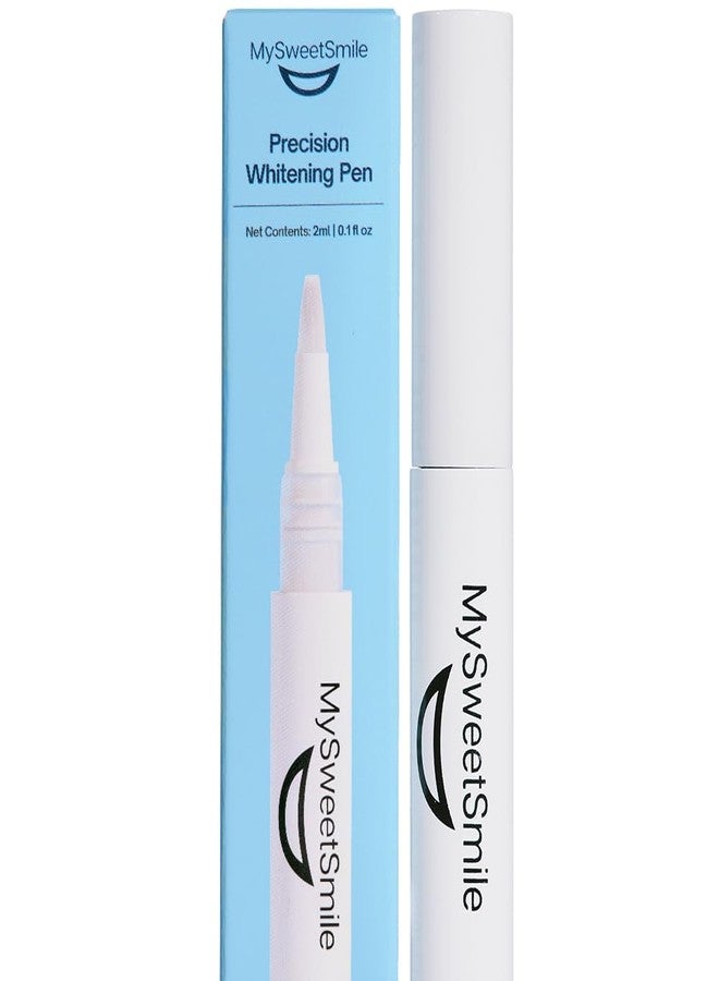 MySweetSmile Precision Whitening Pen – Whiter Smile in 10 Minutes – Targets Stains On Crooked & Crowded Teeth – Dentist-Approved & Enamel-Safe – IndyBest Award-Winning Brand – Fresh Mint Flavour - Image 1