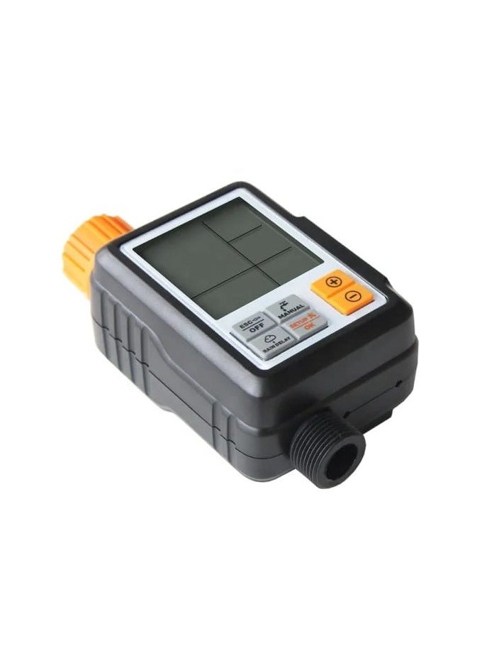 Large Screen Automatic Watering Timer Black/Orange