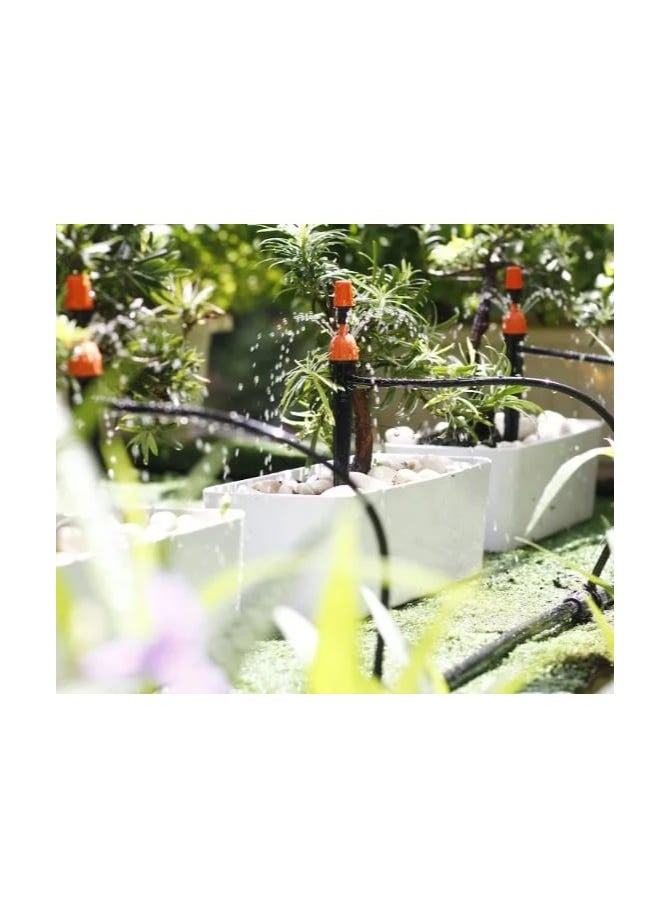 Large Screen Automatic Watering Timer Black/Orange