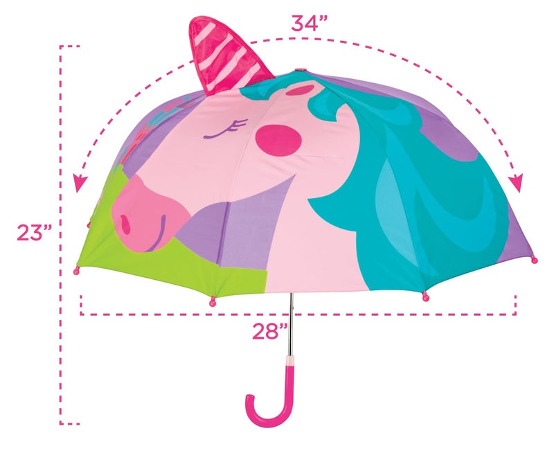 Stephen Joseph Pop Up Umbrella, Unicorn - Image 2
