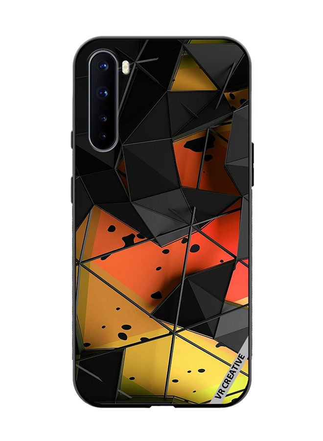 VR CREATIVE Protective Case Cover For OnePlus Nord Abstract Design Multicolour - Image 1