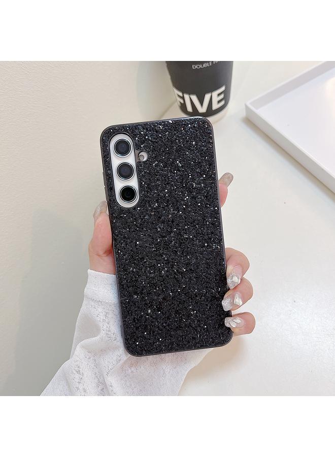 S-TOP Case For Samsung Galaxy S24 FE 5G Glitter Powder Shockproof TPU Phone Case - Image 1