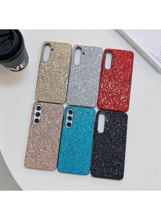 S-TOP Case For Samsung Galaxy S24 FE 5G Glitter Powder Shockproof TPU Phone Case - Image 2