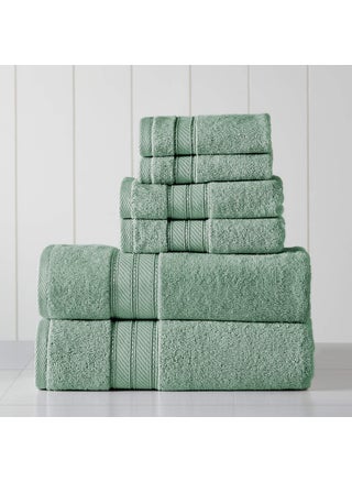 Modern Threads  Spun Loft 6Piece 100 Combed Cotton Towel Set  Bath Towels Hand Towels  Washcloths  Super Absorbent  Quick Dry  600 GSM  Soft  Plush Eucalyptus - pzsku/Z3F9A0D0680D8BB6F2DAFZ/45/1749491222/38b585b8-6224-4dc5-960c-8cf50a95081b