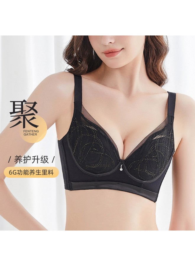 Fenton lace Embroidered Side Support Push-up Cloud-soft Cotton Underwear For Women - Image 2