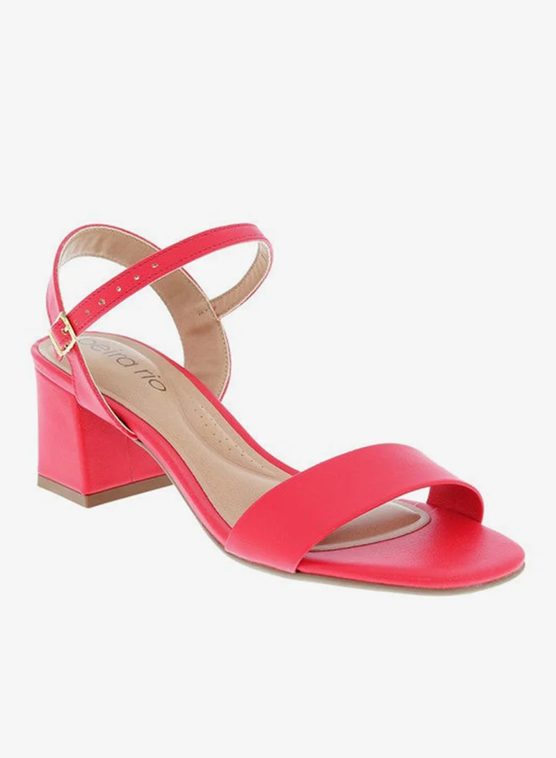 Mid Heels Sandals for Women – Sling Back Heel Sandals for Girls with Ankle Strap
