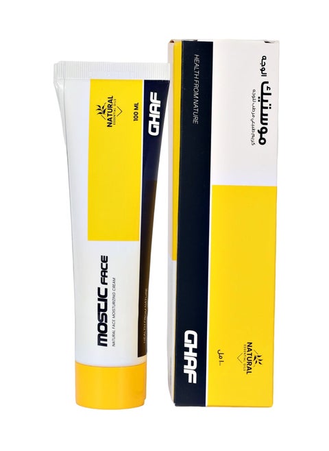 Mostic Face Moisturizing Cream with Shea Butter & Vitamin E - Face Moisturizer with Intense Hydration for Smooth & Soft Skin. 100ml