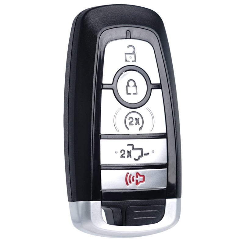 MechanMagic بديل مفتاح فوب متوافق مع فورد F150/F-150 F250/F-250 F350/F-350 F450 2017 2018 2019 2020 2021 2022 رابتور برونكو زر بدء التشغيل دخول بدون مفتاح تحكم عن بعد 164-R8166 M3N-A2C93142600 - Image 1