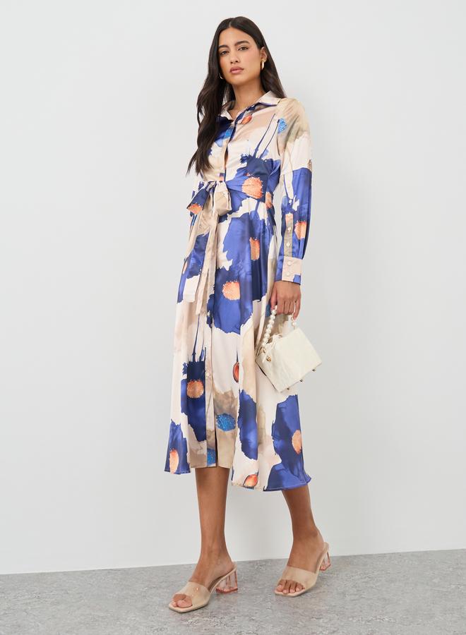 Styli Floral Print Dress - Image 1