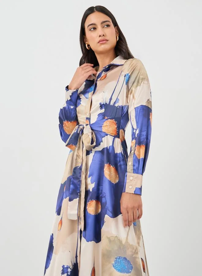 Styli Floral Print Dress