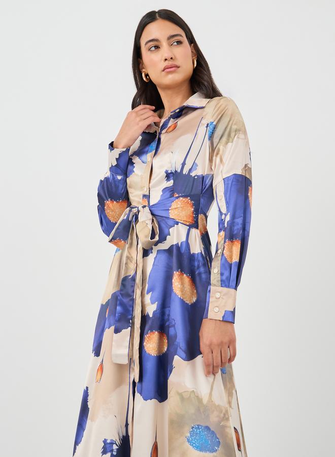 Styli Floral Print Dress - Image 3