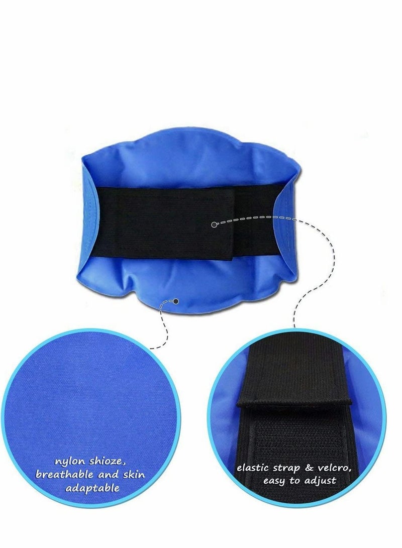 NIBEMINENT Ice Pack for Knee Cold Injury 2 Reusable Hot and Packs Surgery, Joint Pain, Arthritis Chronic Relief Swelling, Bruises Adjustable Flexible Knees, Elbows - Image 3
