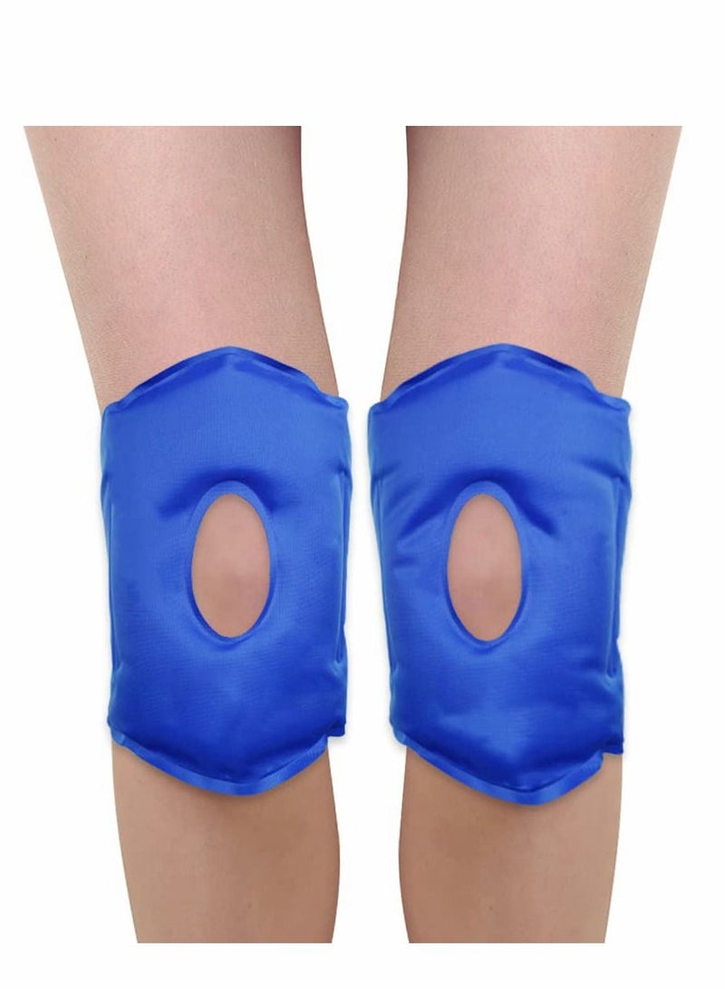 NIBEMINENT Ice Pack for Knee Cold Injury 2 Reusable Hot and Packs Surgery, Joint Pain, Arthritis Chronic Relief Swelling, Bruises Adjustable Flexible Knees, Elbows - Image 5
