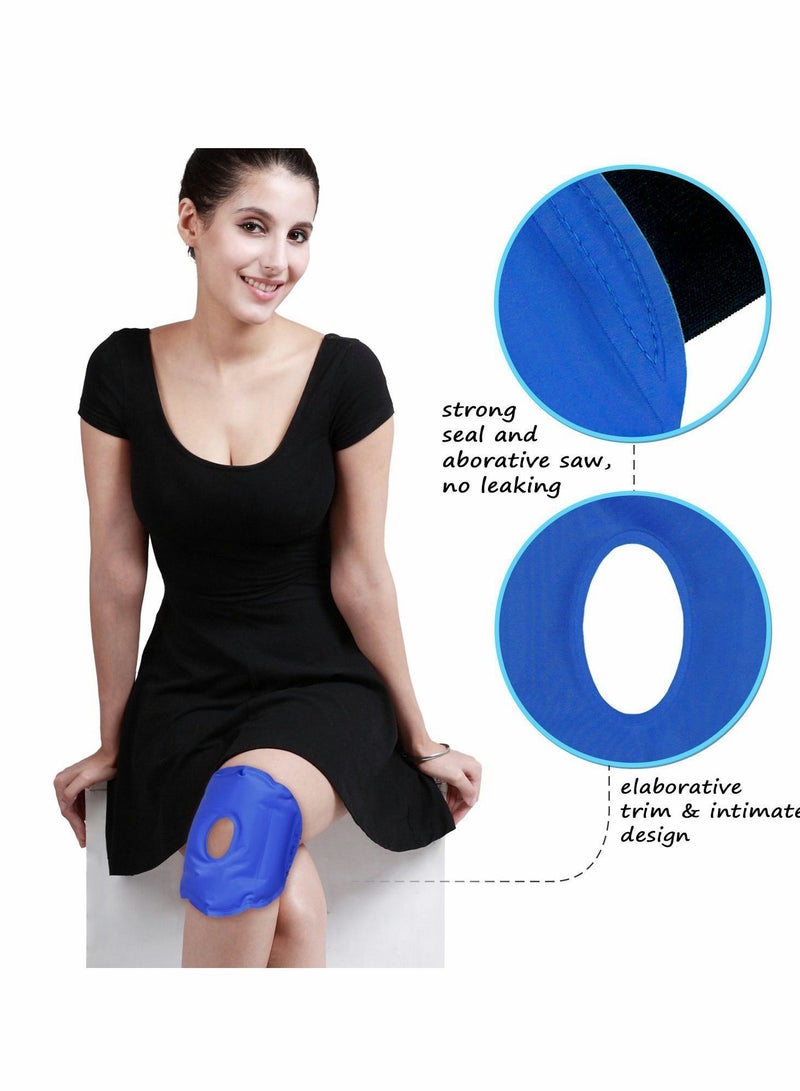 NIBEMINENT Ice Pack for Knee Cold Injury 2 Reusable Hot and Packs Surgery, Joint Pain, Arthritis Chronic Relief Swelling, Bruises Adjustable Flexible Knees, Elbows - Image 2