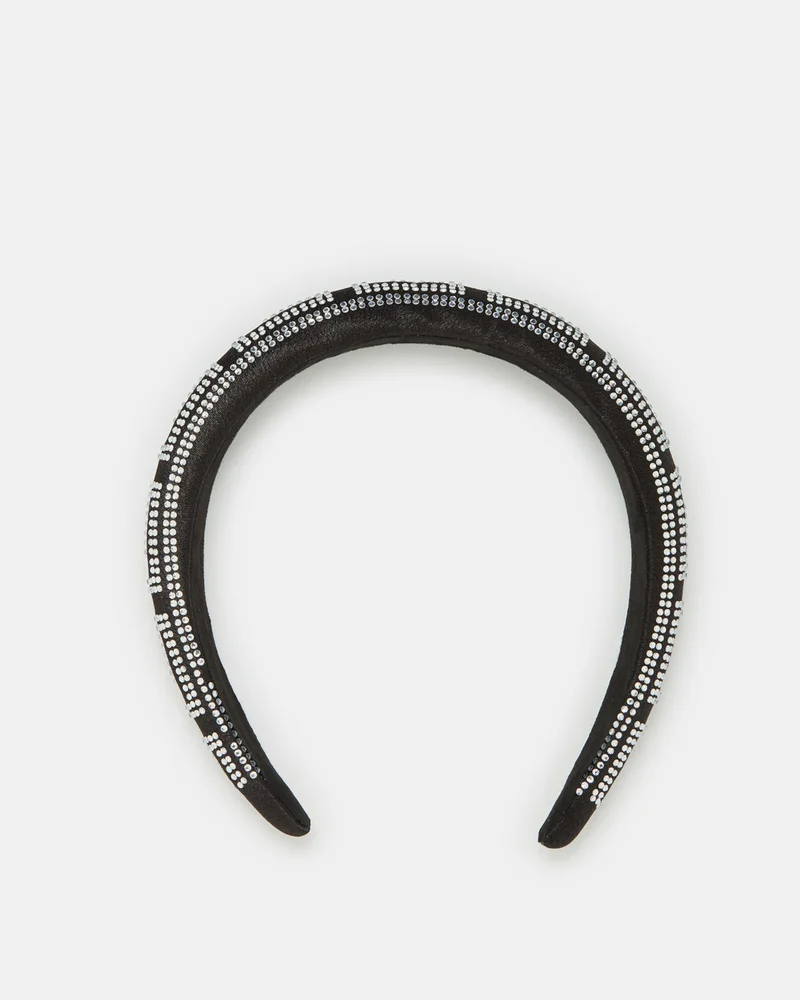 REDTAG Women Black Embellished Headband