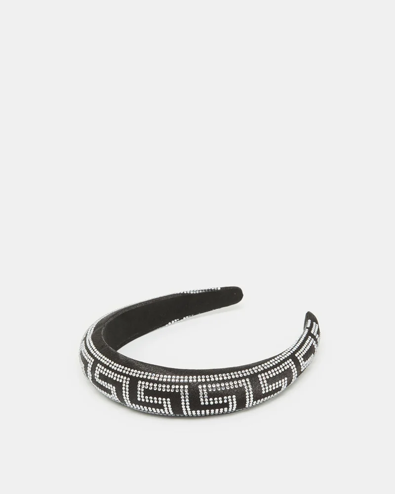 REDTAG Women Black Embellished Headband