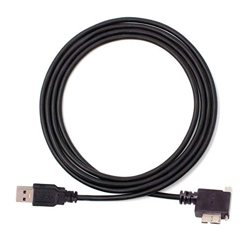 Cablecc 1.2m 90 Degree Right Angled Micro USB Screw Mount to 3.0 Data Cable for Industrial Camera - Image 4