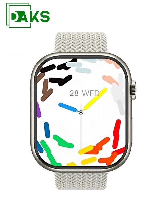 DAKS - AI Smartwatch with 2.02" AMOLED Display, AI Voice Assistant, Bluetooth Network Sharing, Real-Time Photo Preview, Customizable Dials, WeChat Voice Reply, Wearfit OS – Compatible with Android & iOS - Image 1