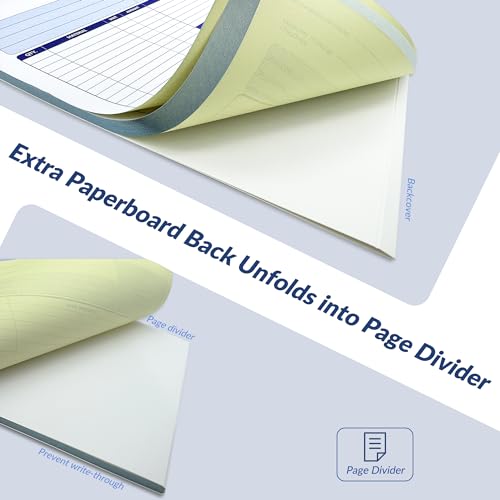 Harfesto Job Work Order Forms, Large Size Contractor Invoice Book 8-1/2" x 11-7/16", Invoice Receipt Book for Small Business, 2-Part Carbonless Forms, 50 Sets - Image 5
