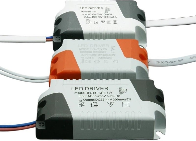 220V Three Color Constant Current LED Driver 300mA Power Supply External Two-color Lighting Transformer((37-60) W x2) - Image 3