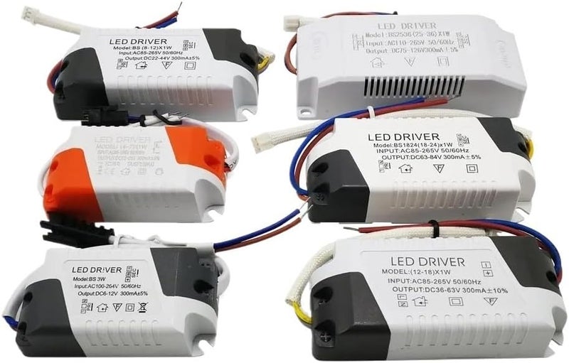 220V Three Color Constant Current LED Driver 300mA Power Supply External Two-color Lighting Transformer((37-60) W x2) - Image 2
