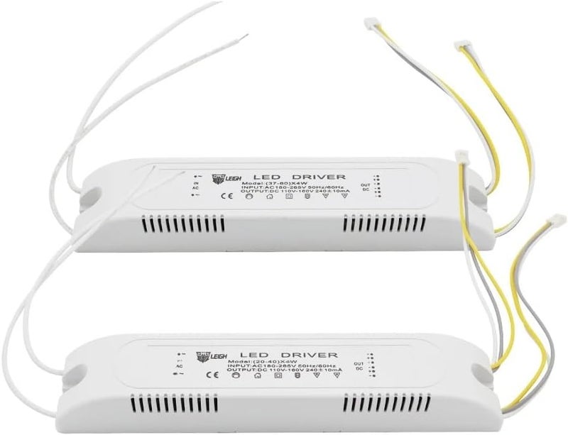 220V Three Color Constant Current LED Driver 300mA Power Supply External Two-color Lighting Transformer((37-60) W x2) - Image 4