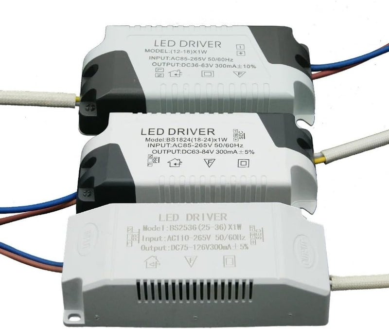 220V Three Color Constant Current LED Driver 300mA Power Supply External Two-color Lighting Transformer((37-60) W x2) - Image 1