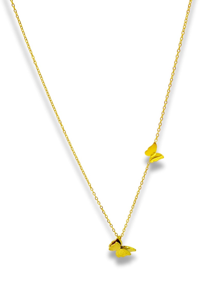 AYSLE AYSLE JN WOMEN STAINLESS STEEL 18K NECKLACES, ELEGANT JEWLERY NECKLACE SUITABLE FOR ALL WOMEN AND GIRLS JN37 - Image 1