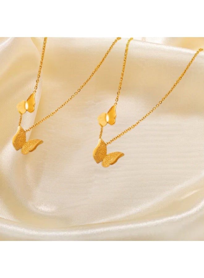 AYSLE AYSLE JN WOMEN STAINLESS STEEL 18K NECKLACES, ELEGANT JEWLERY NECKLACE SUITABLE FOR ALL WOMEN AND GIRLS JN37 - Image 3