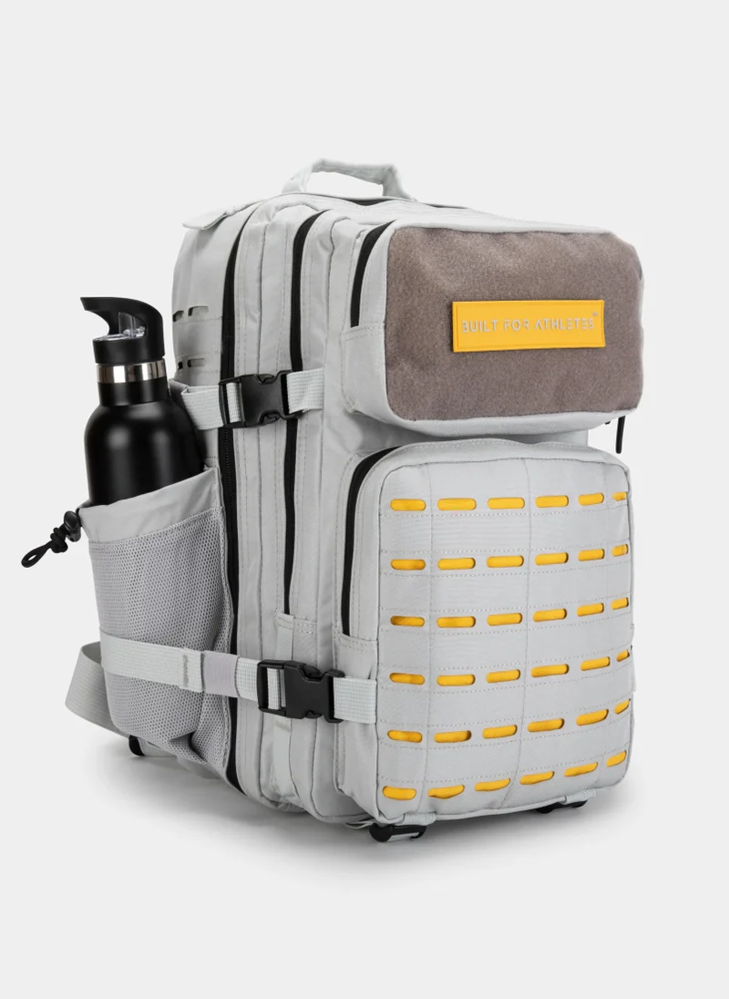 مصمم للرياضيين SMALL GYM BACK PACK BUILT FOR ATHLETES GREY & YELLOW