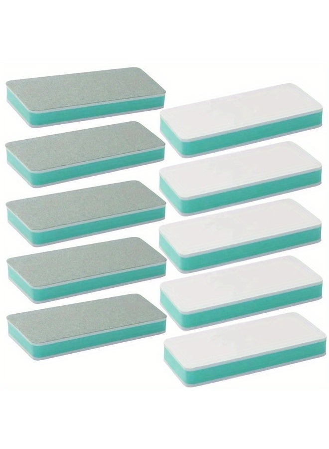 Rozino 5 Pieces Dual-Sided Nail Buffing Blocks, Professional Nail Care Polishing Tools - Image 2