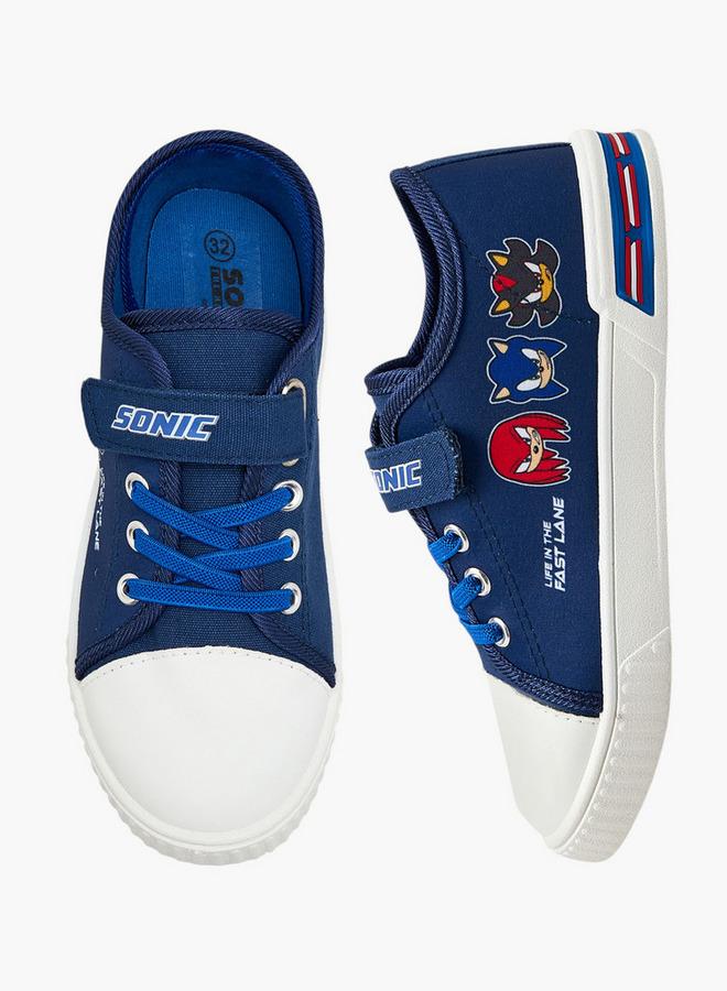 SONIC أحذية رياضية للكاحل للأطفال مع إغلاق بخطاف وحلقة - Image 1