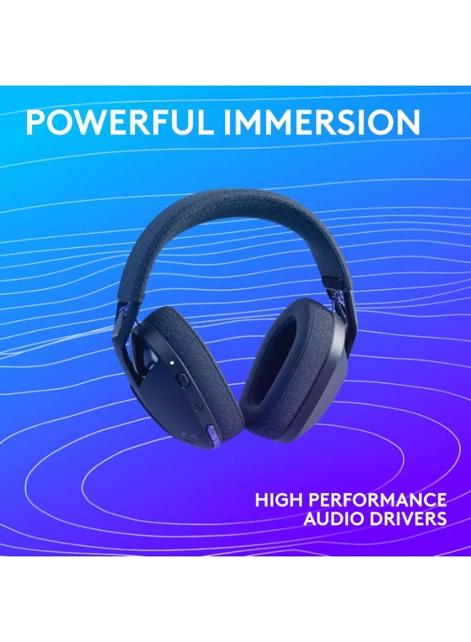 Logitech G321 LIGHTSPEED Wireless Bluetooth Gaming Headset, dynamic comfort and fit, 16 kHz boom mic, 20+ hrs battery, PC, PS4, PS5, Nintendo Switch, Mobile - Black - Image 2