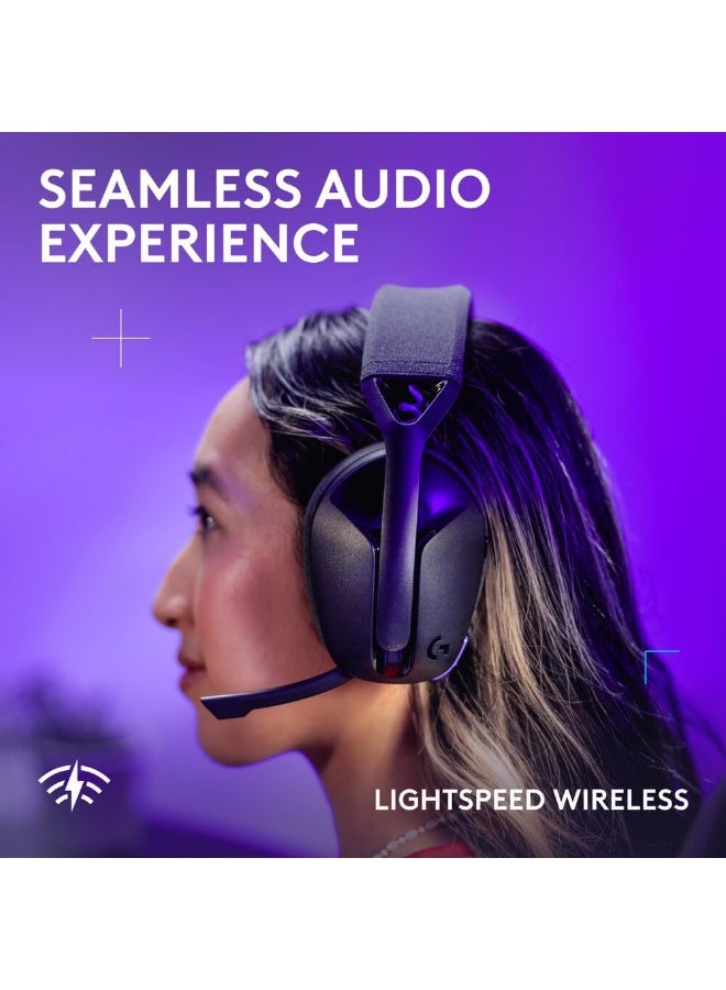 Logitech G321 LIGHTSPEED Wireless Bluetooth Gaming Headset, dynamic comfort and fit, 16 kHz boom mic, 20+ hrs battery, PC, PS4, PS5, Nintendo Switch, Mobile - Black - Image 5