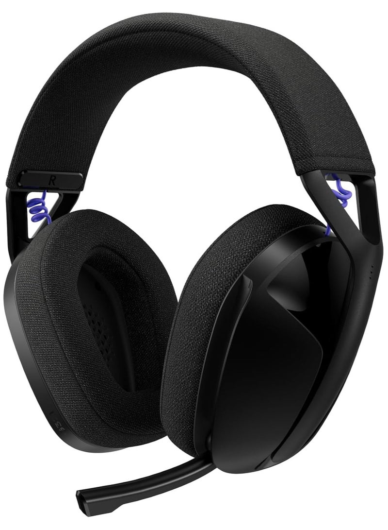Logitech G321 LIGHTSPEED Wireless Bluetooth Gaming Headset, dynamic comfort and fit, 16 kHz boom mic, 20+ hrs battery, PC, PS4, PS5, Nintendo Switch, Mobile - Black - Image 1